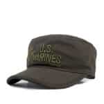 us marines flat top cap