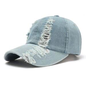 washed vintage denim cap