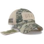 camouflag usa flag cap