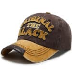 brown the black baseball cap