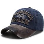 blue the black baseball cap