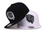 Indian embroidered flat-edge cap