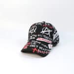 black new style graffiti baseball cap