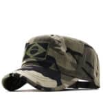 military flat-top hats