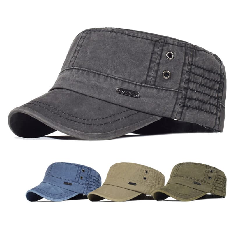 washe cotton army cap