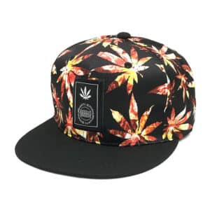 hemp leaf hip-hip cap