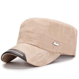 washed vintage flat-top cap