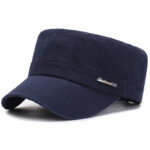 pure cotton flat-top cap