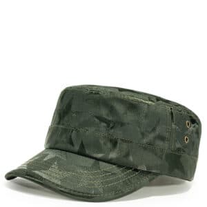 flat top military cap