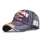 navy blue premium vintage baseball cap