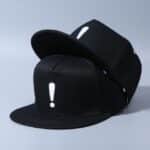 exclamation mark embroidered cap
