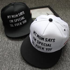 i am special snapback cap