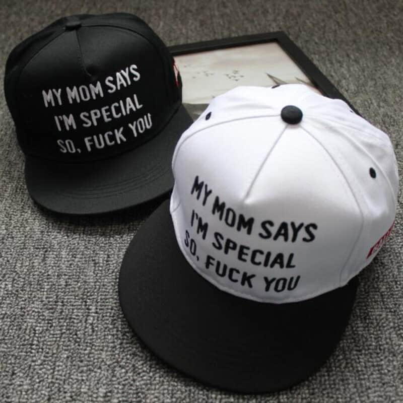 i am special snapback cap